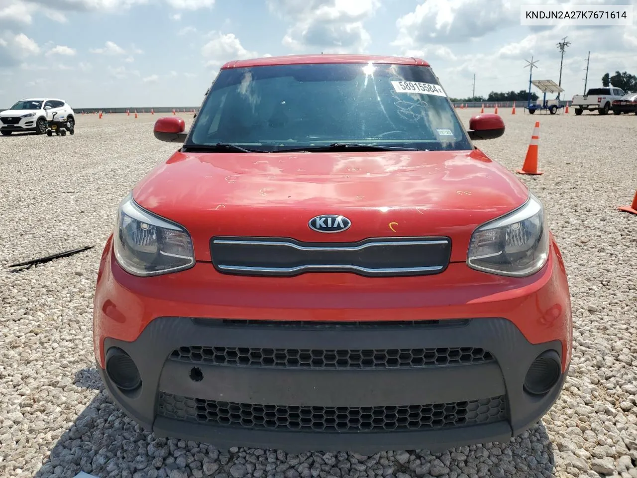 2019 Kia Soul VIN: KNDJN2A27K7671614 Lot: 58915584