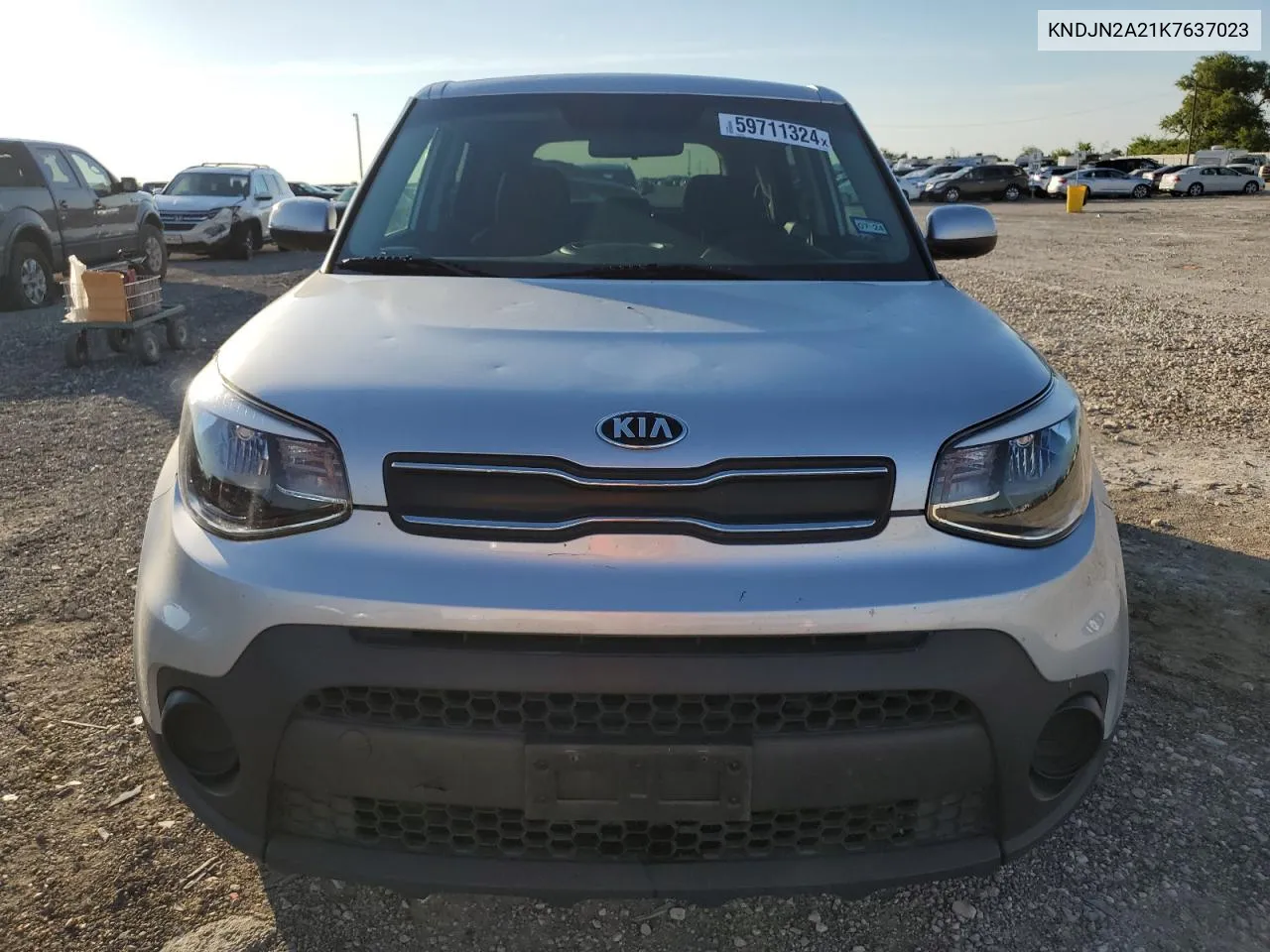 2019 Kia Soul VIN: KNDJN2A21K7637023 Lot: 59711324