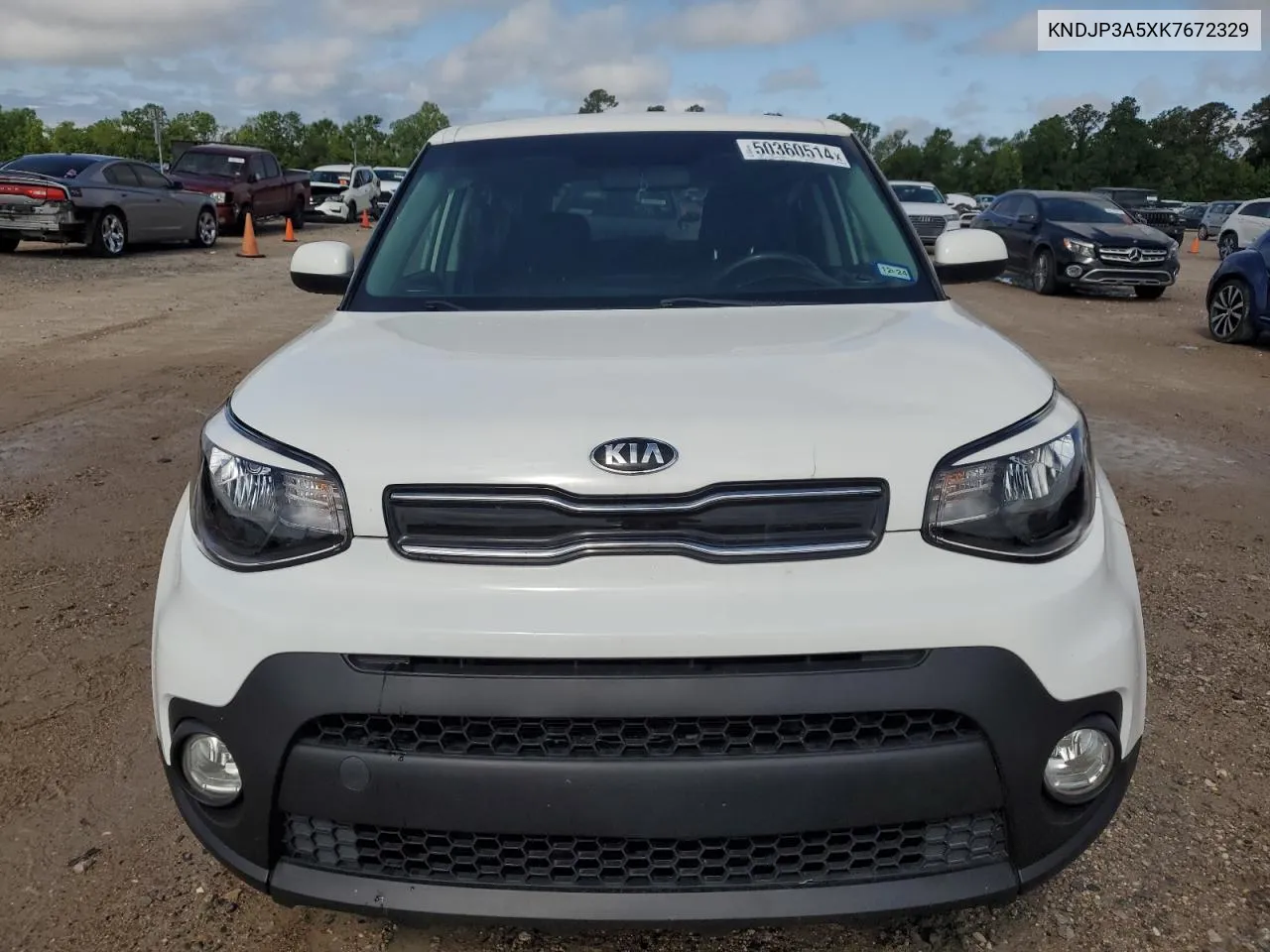 2019 Kia Soul + VIN: KNDJP3A5XK7672329 Lot: 60274174