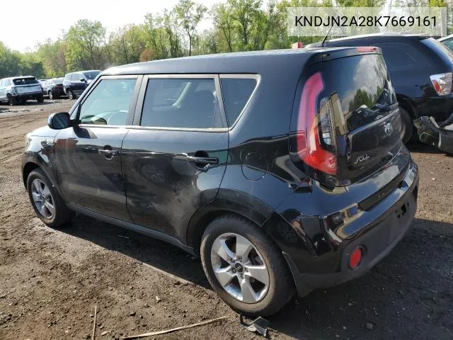 2019 Kia Soul VIN: KNDJN2A28K7669161 Lot: 60407604