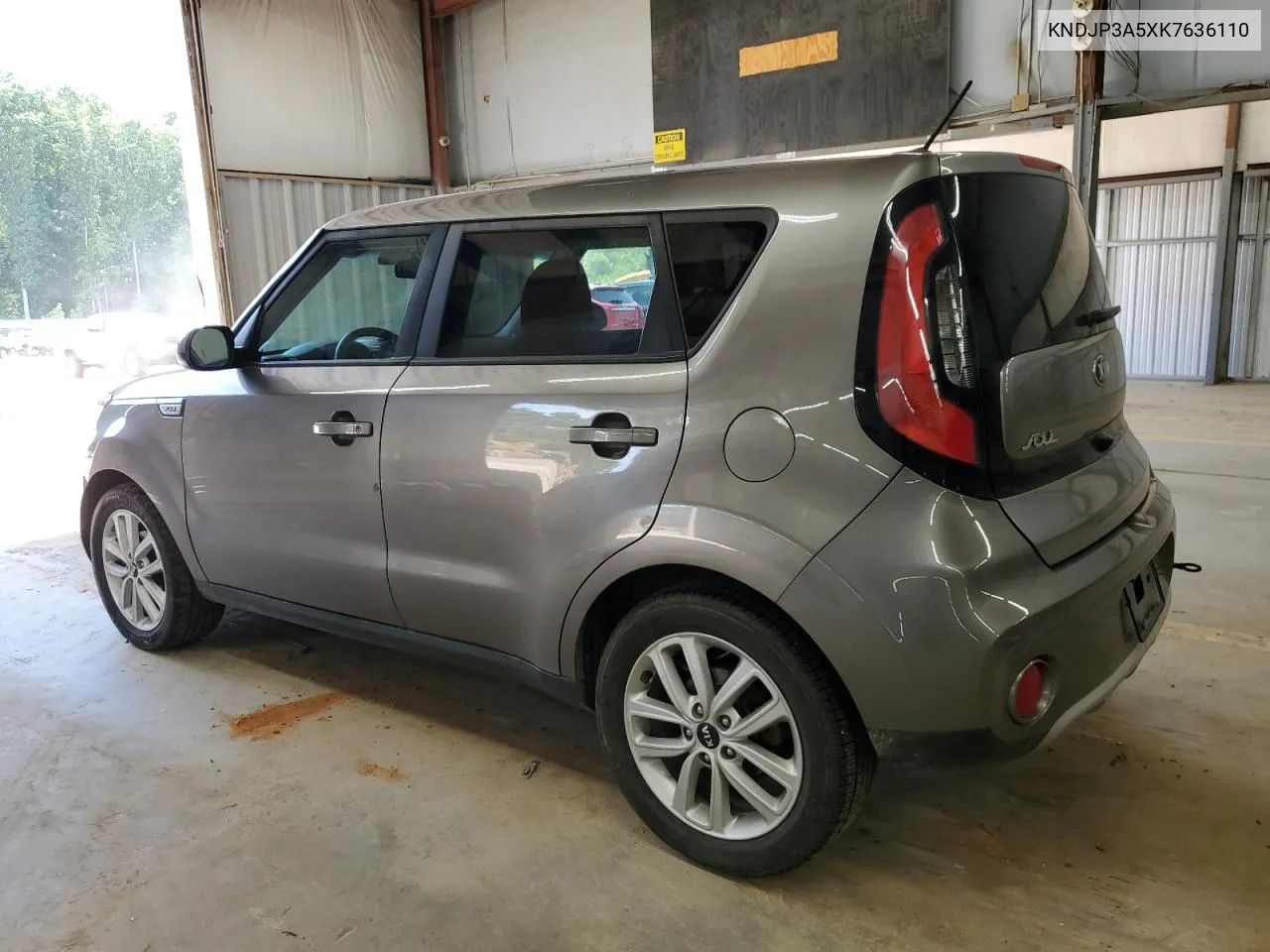 2019 Kia Soul + VIN: KNDJP3A5XK7636110 Lot: 62591354