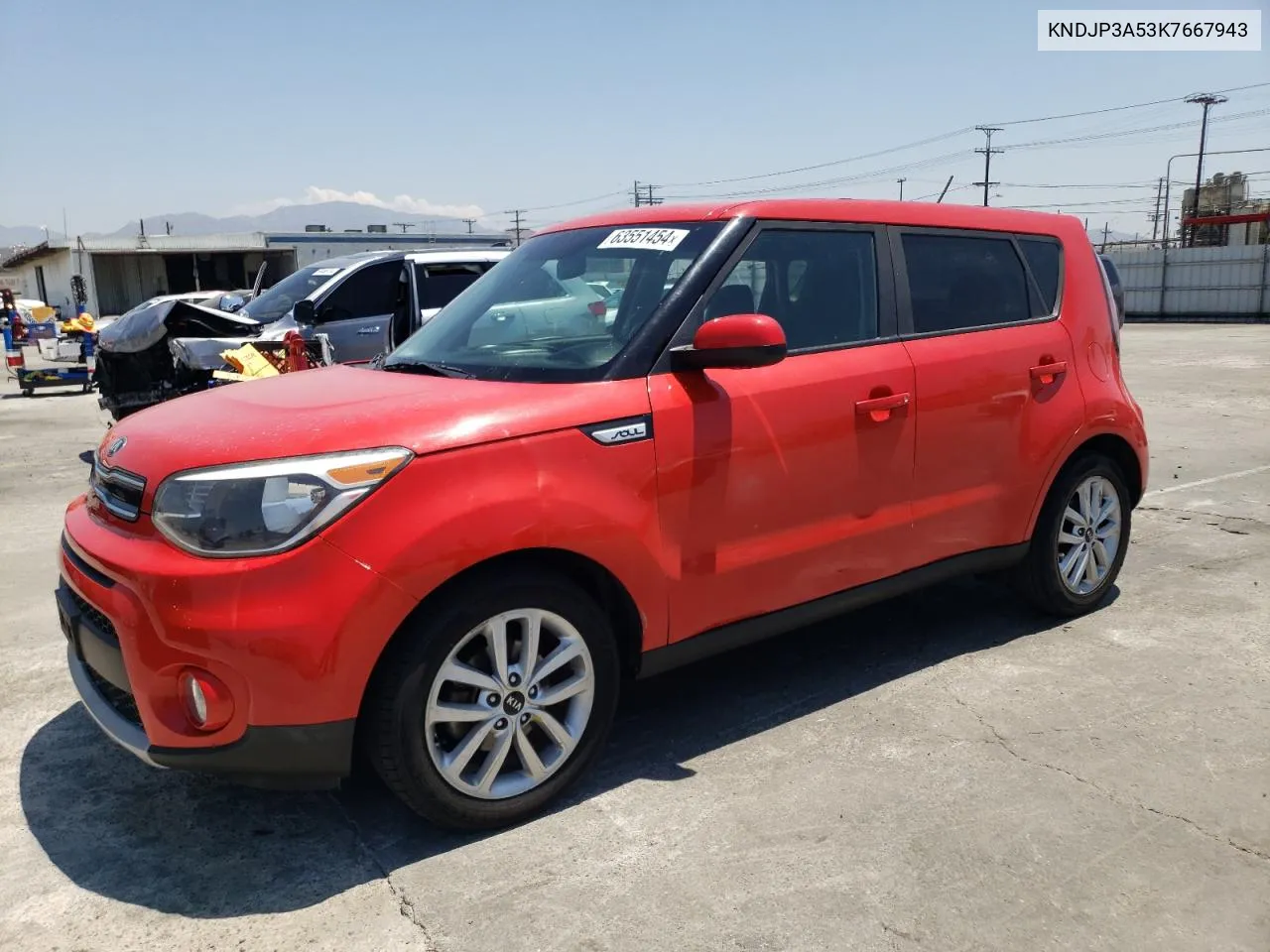 KNDJP3A53K7667943 2019 Kia Soul +