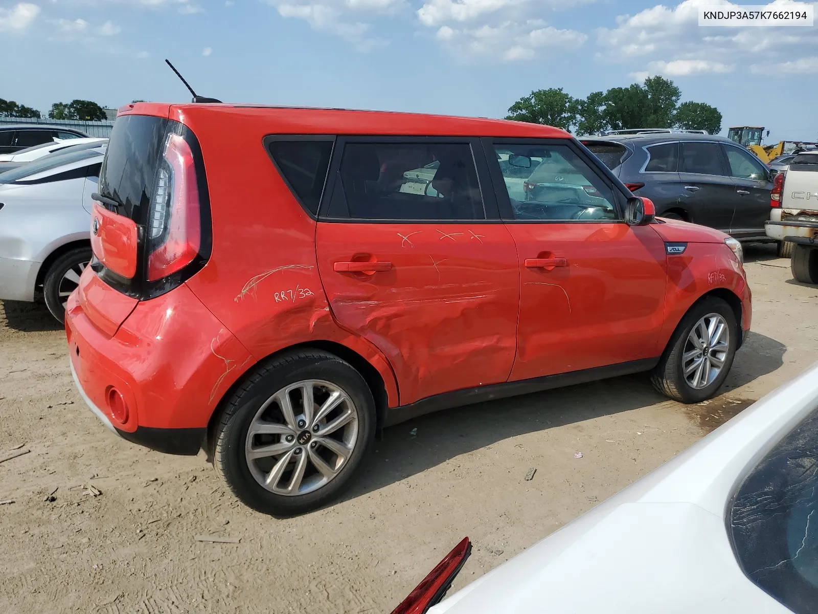 2019 Kia Soul + VIN: KNDJP3A57K7662194 Lot: 63604414