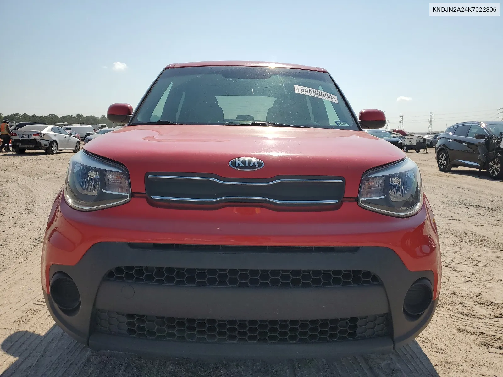 2019 Kia Soul VIN: KNDJN2A24K7022806 Lot: 64698694