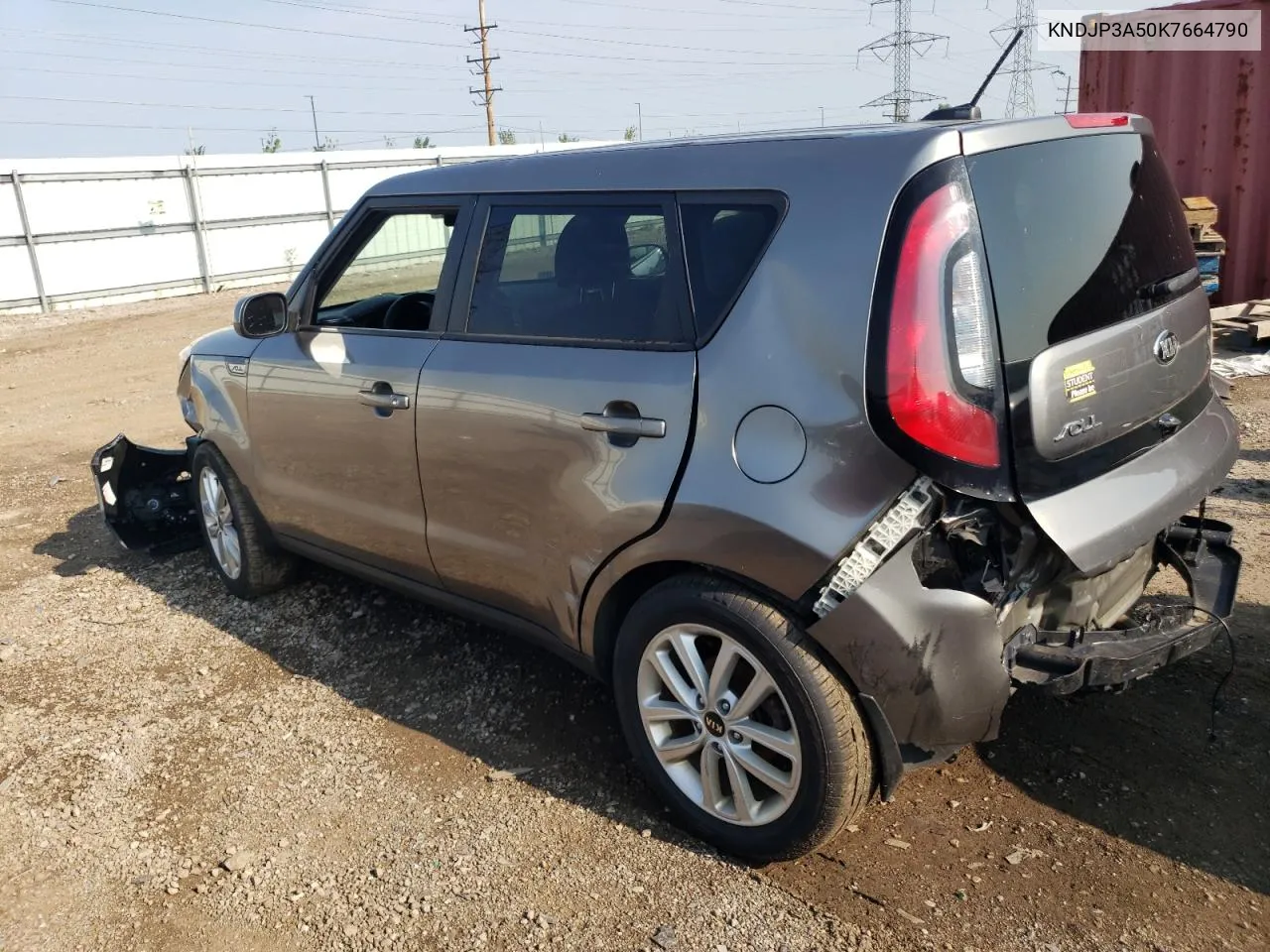 2019 Kia Soul + VIN: KNDJP3A50K7664790 Lot: 64739144