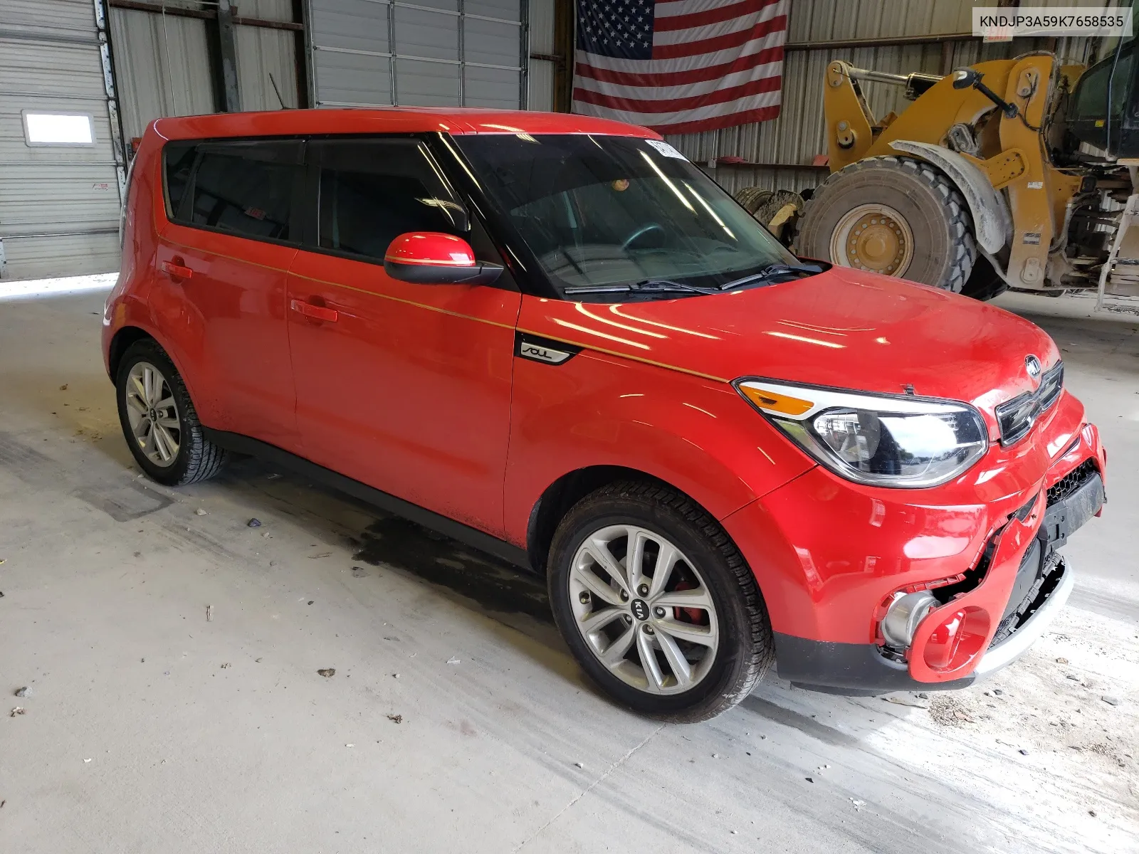 2019 Kia Soul + VIN: KNDJP3A59K7658535 Lot: 64774674