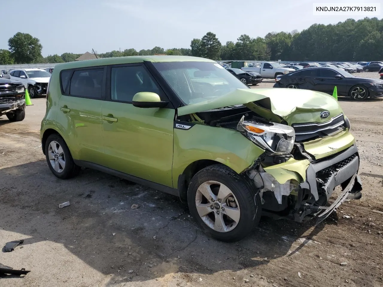 2019 Kia Soul VIN: KNDJN2A27K7913821 Lot: 65158364