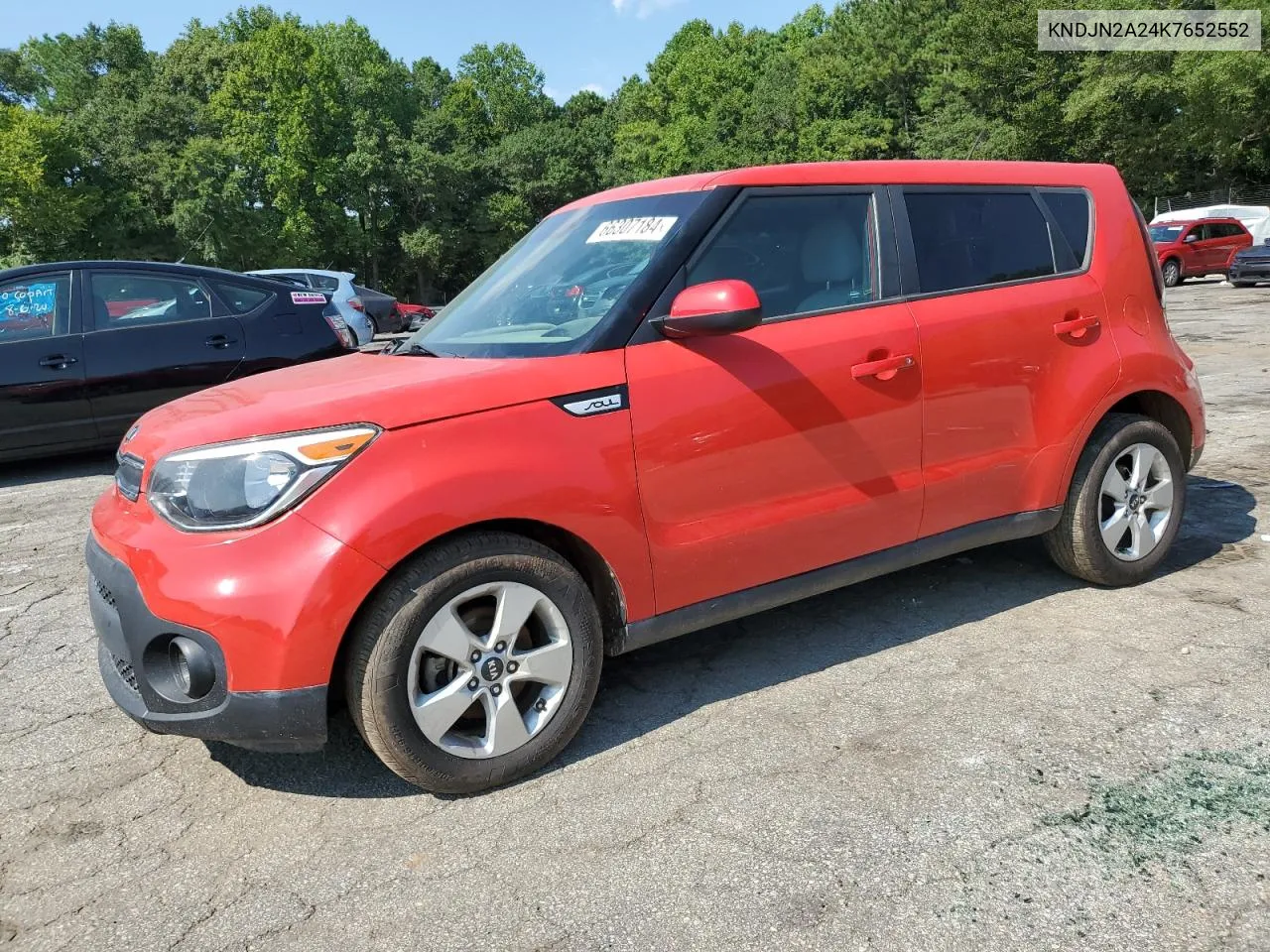 2019 Kia Soul VIN: KNDJN2A24K7652552 Lot: 66307184