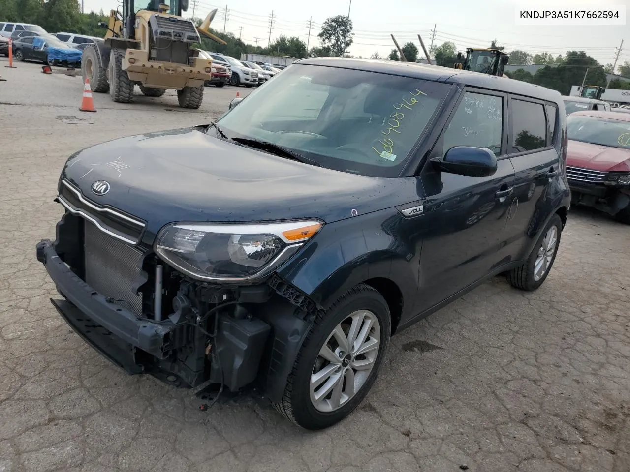 2019 Kia Soul + VIN: KNDJP3A51K7662594 Lot: 66908964