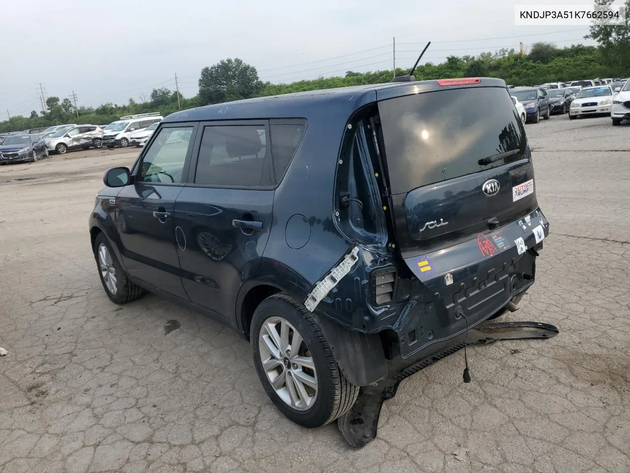 2019 Kia Soul + VIN: KNDJP3A51K7662594 Lot: 66908964