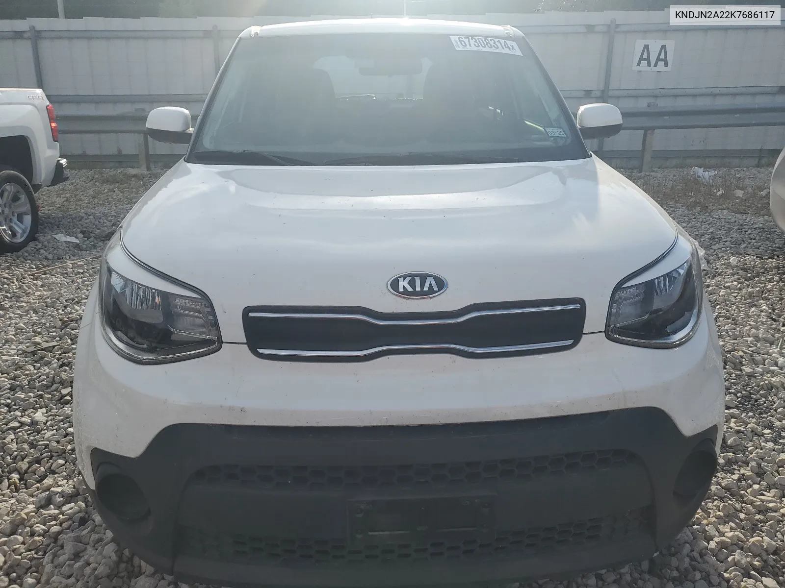 2019 Kia Soul VIN: KNDJN2A22K7686117 Lot: 67308314