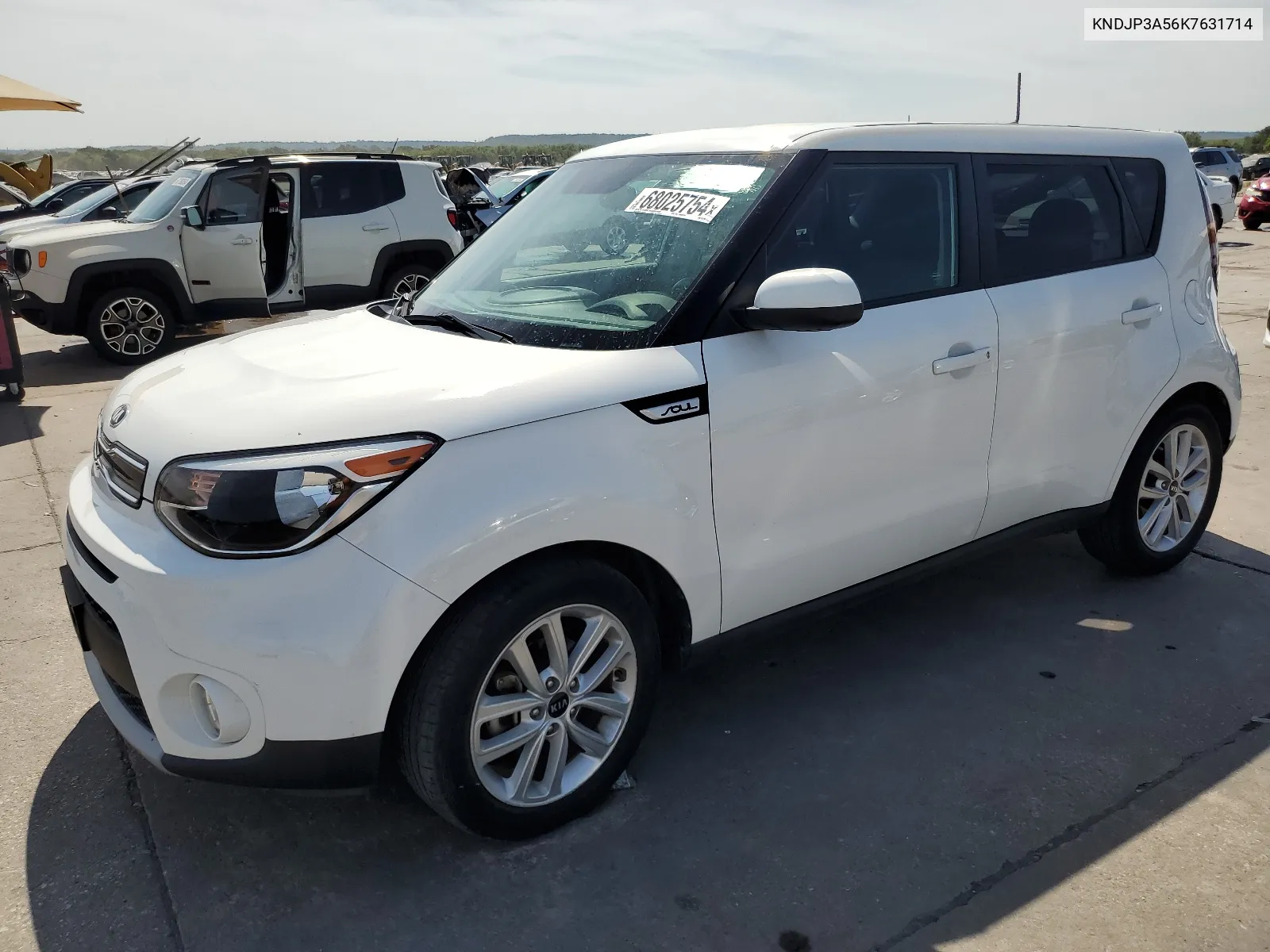 2019 Kia Soul + VIN: KNDJP3A56K7631714 Lot: 68025754