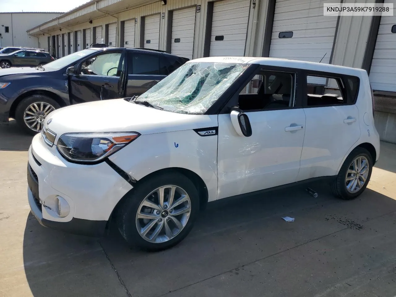 2019 Kia Soul + VIN: KNDJP3A59K7919288 Lot: 68561174