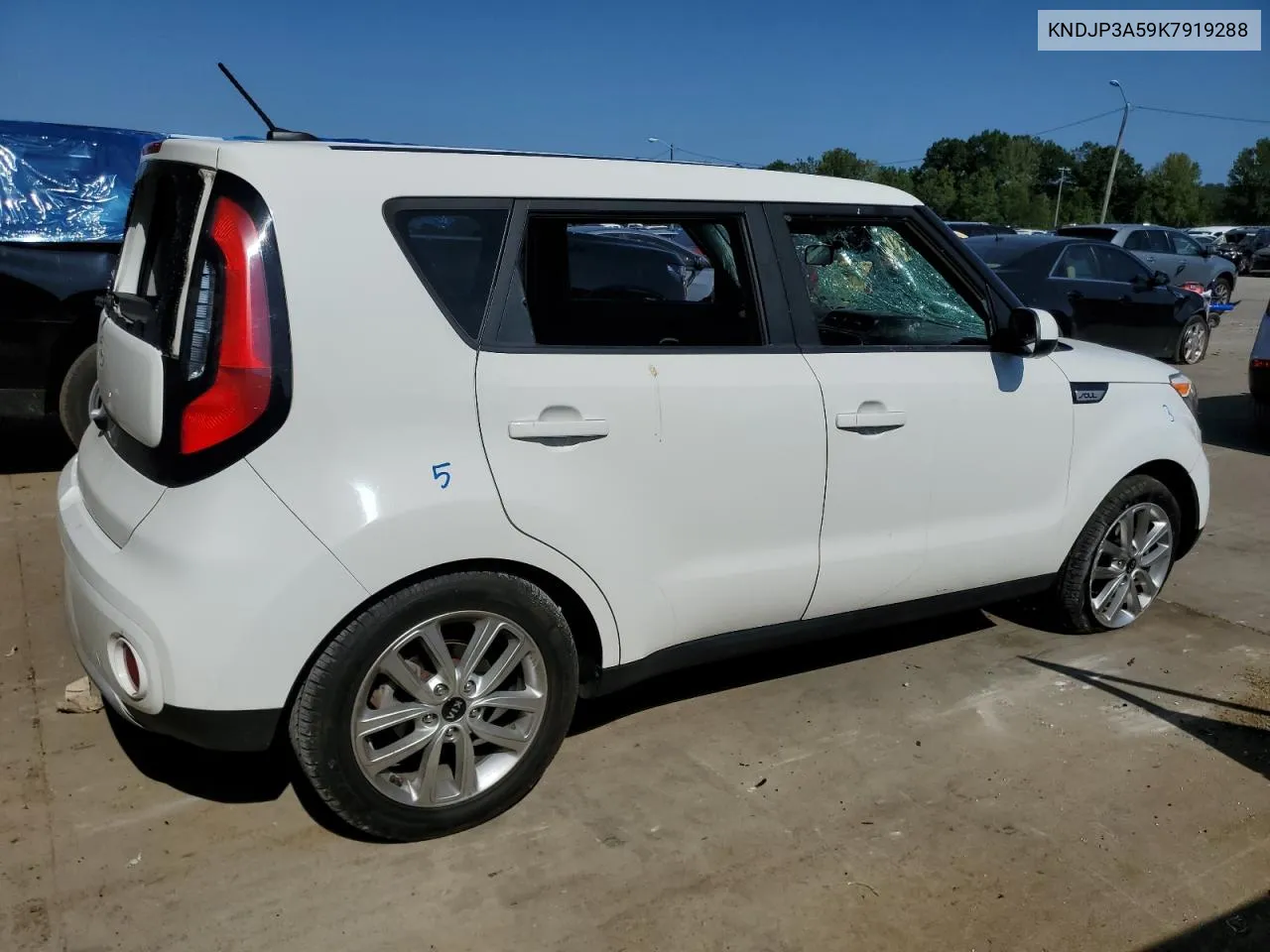 2019 Kia Soul + VIN: KNDJP3A59K7919288 Lot: 68561174