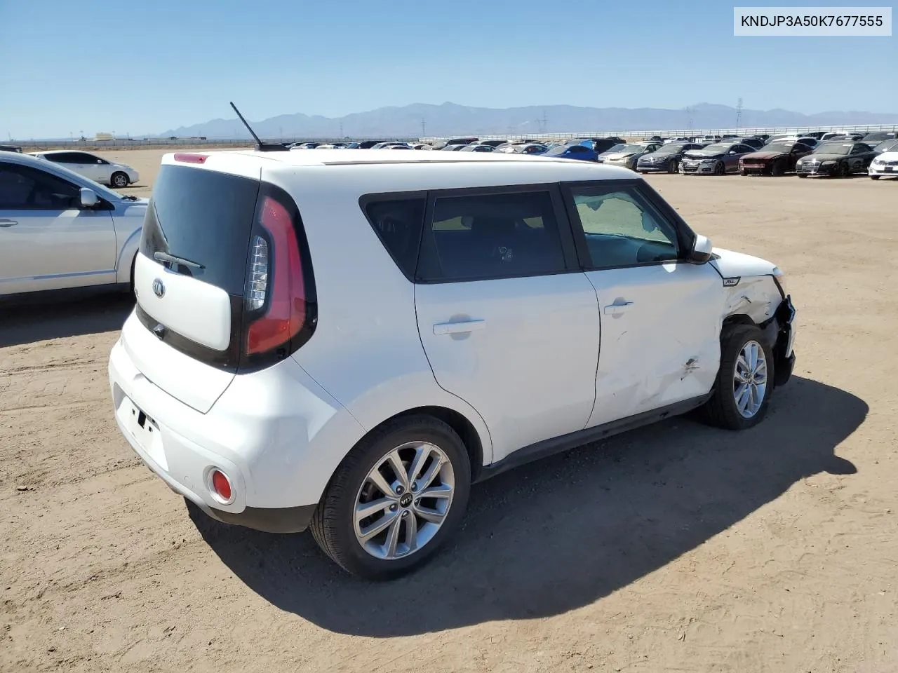 2019 Kia Soul + VIN: KNDJP3A50K7677555 Lot: 69689064