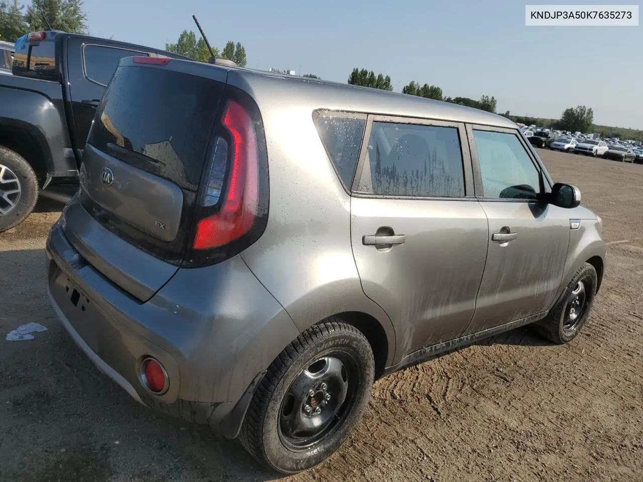 2019 Kia Soul + VIN: KNDJP3A50K7635273 Lot: 69992714