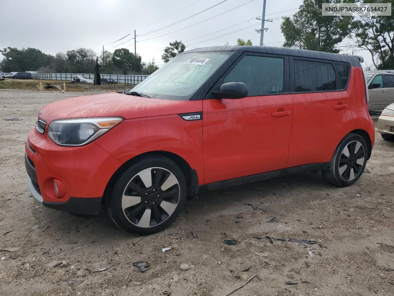 2019 Kia Soul + VIN: KNDJP3A58K7654427 Lot: 70074444