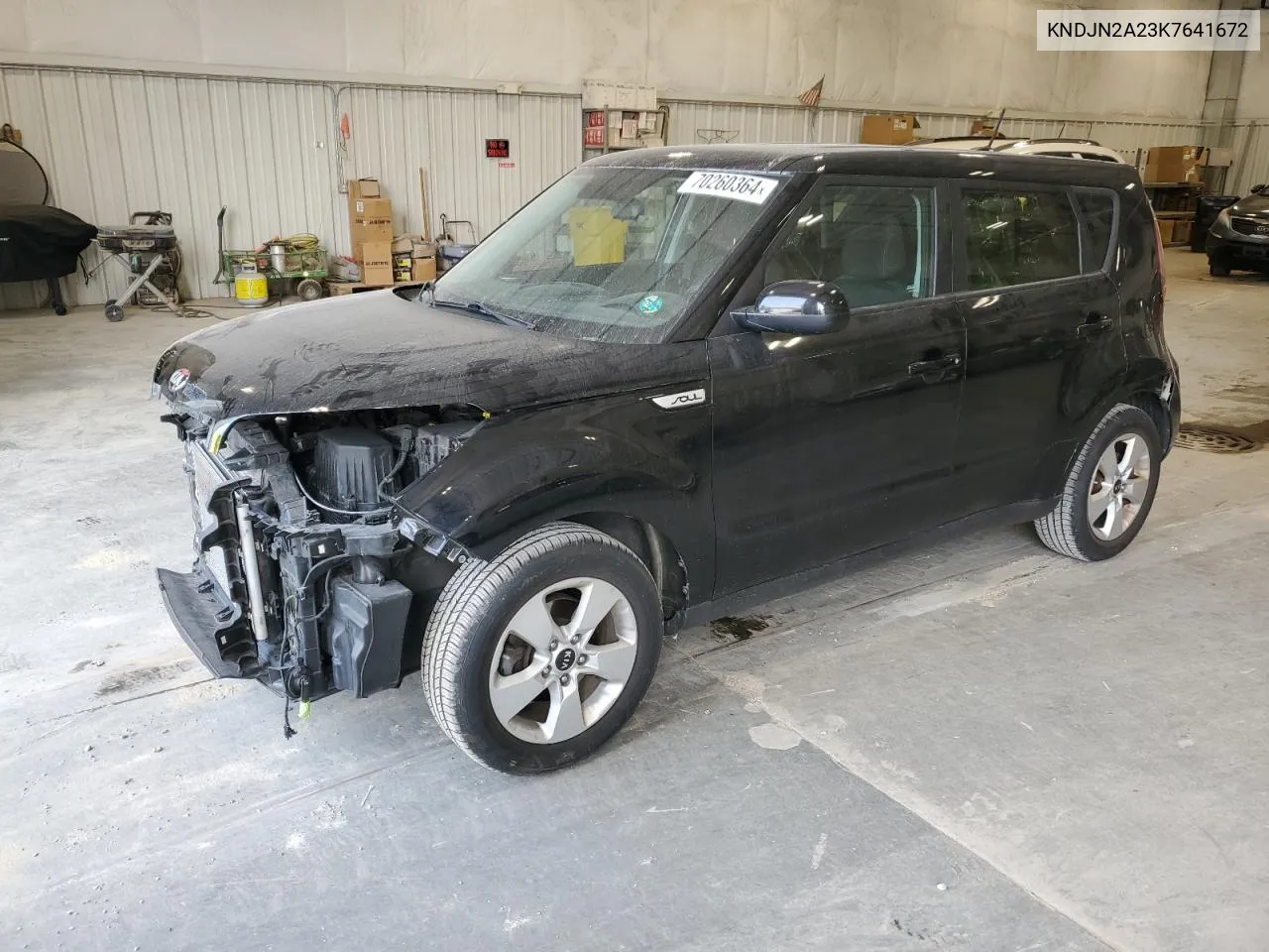 2019 Kia Soul VIN: KNDJN2A23K7641672 Lot: 70260364