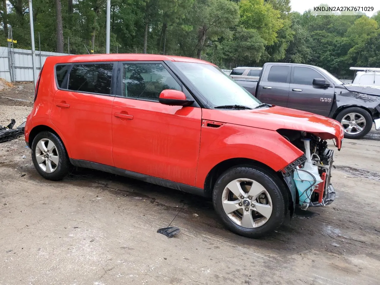 2019 Kia Soul VIN: KNDJN2A27K7671029 Lot: 70315434