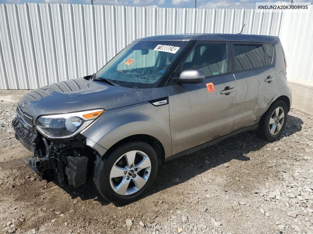 2019 Kia Soul VIN: KNDJN2A20K7008935 Lot: 71008824