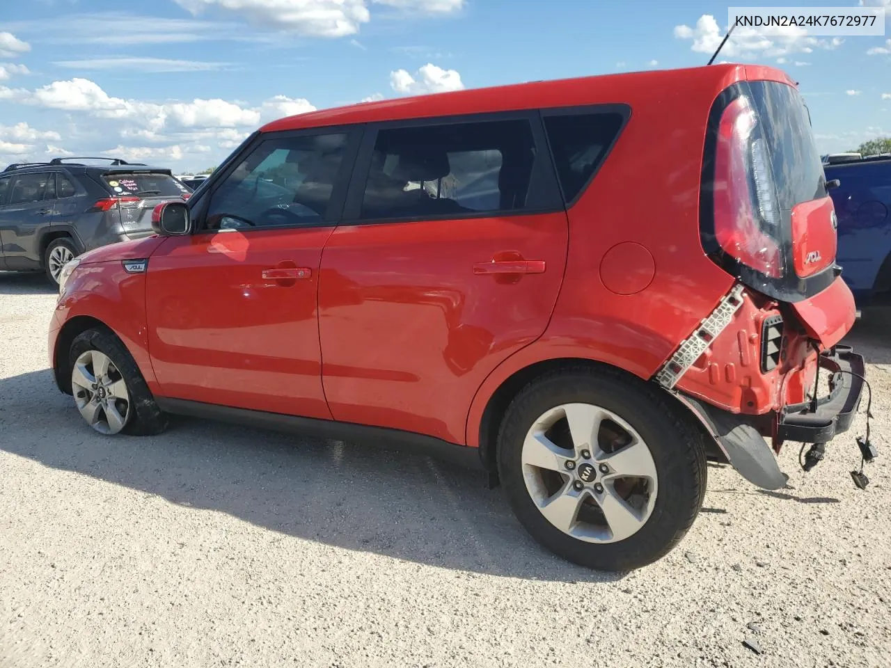 2019 Kia Soul VIN: KNDJN2A24K7672977 Lot: 71130564