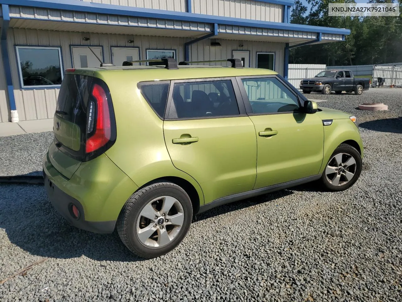 2019 Kia Soul VIN: KNDJN2A27K7921045 Lot: 71168334