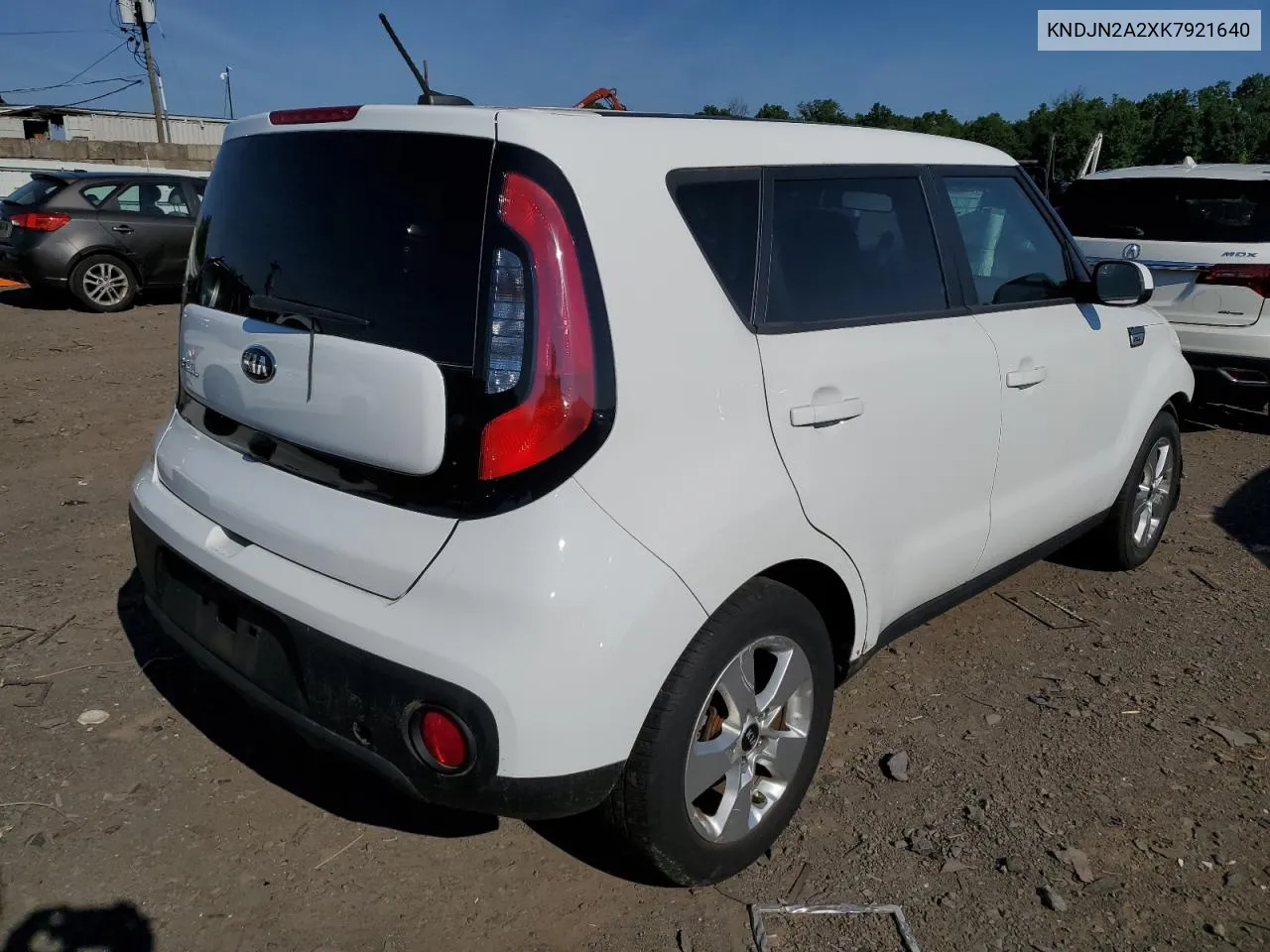 2019 Kia Soul VIN: KNDJN2A2XK7921640 Lot: 71223064