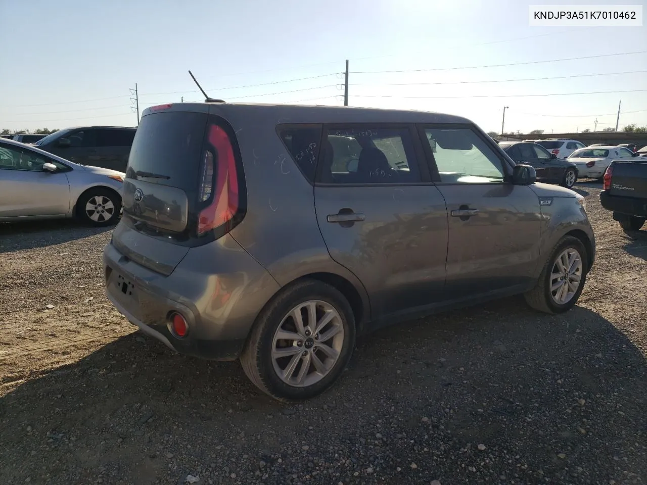 2019 Kia Soul + VIN: KNDJP3A51K7010462 Lot: 71257044