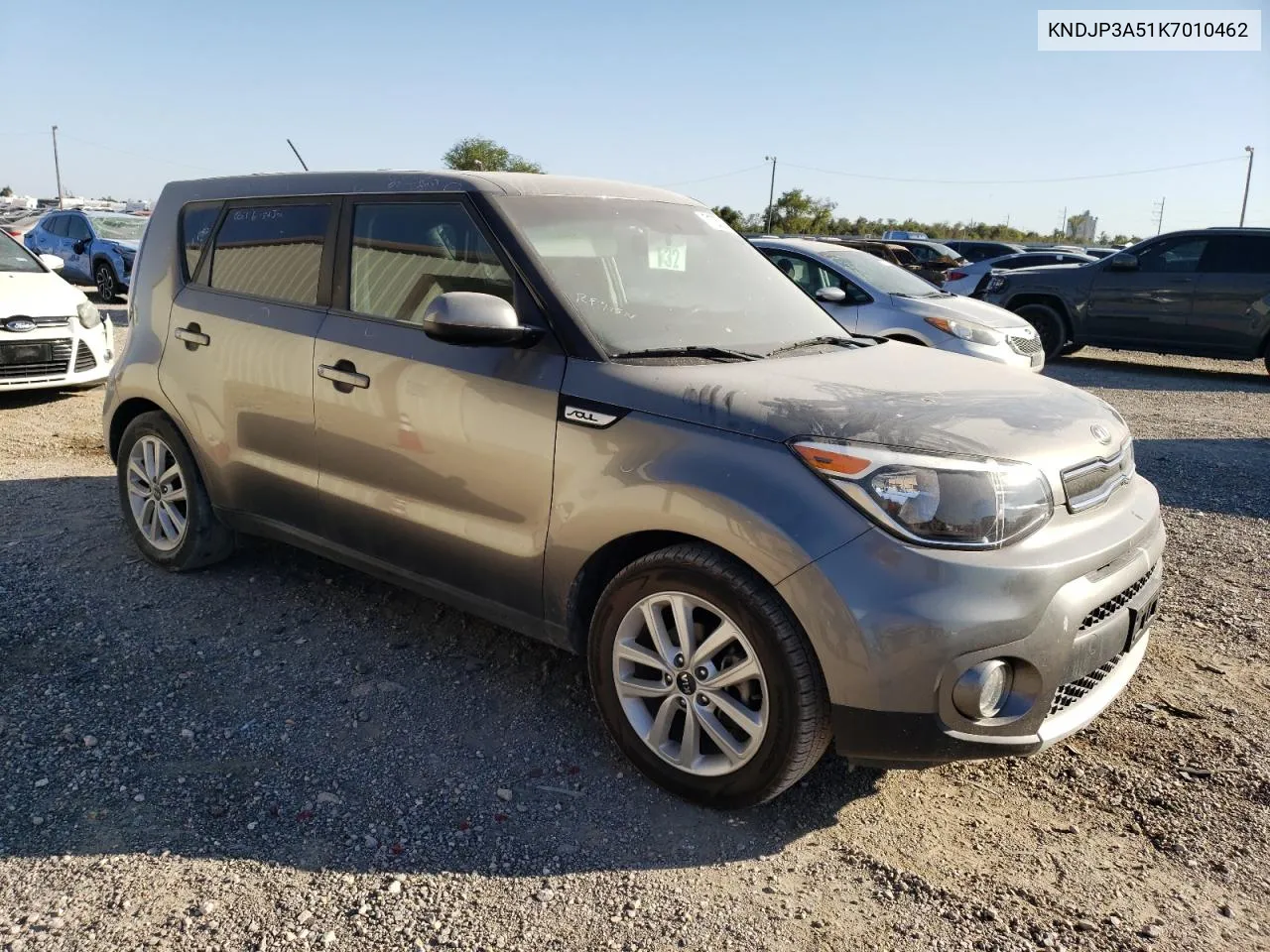 2019 Kia Soul + VIN: KNDJP3A51K7010462 Lot: 71257044