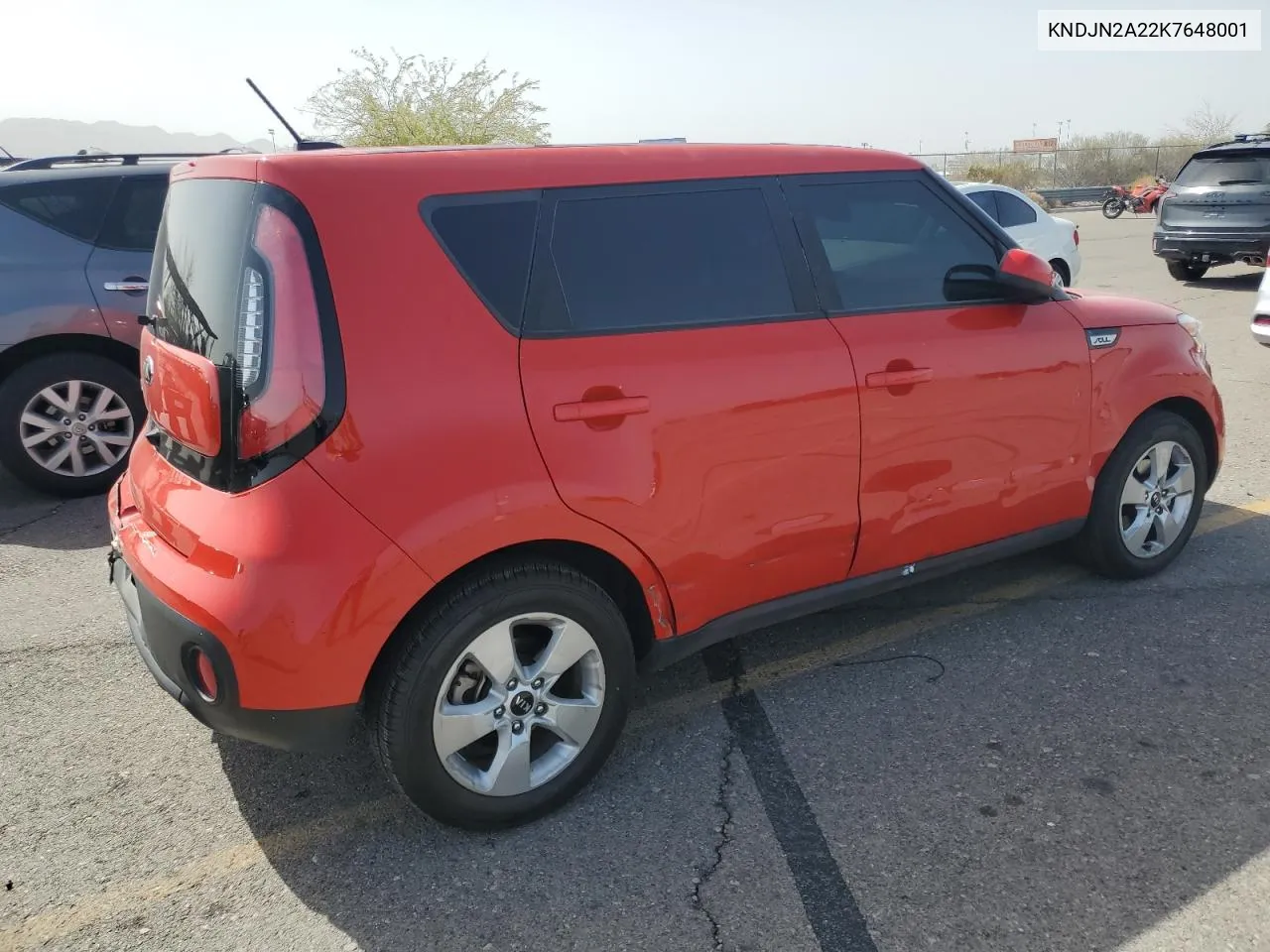 2019 Kia Soul VIN: KNDJN2A22K7648001 Lot: 71442624