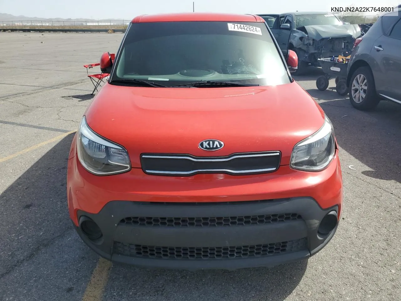 2019 Kia Soul VIN: KNDJN2A22K7648001 Lot: 71442624