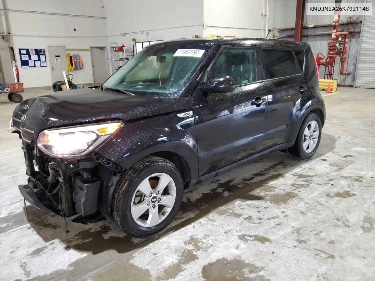 2019 Kia Soul VIN: KNDJN2A26K7921148 Lot: 71461194