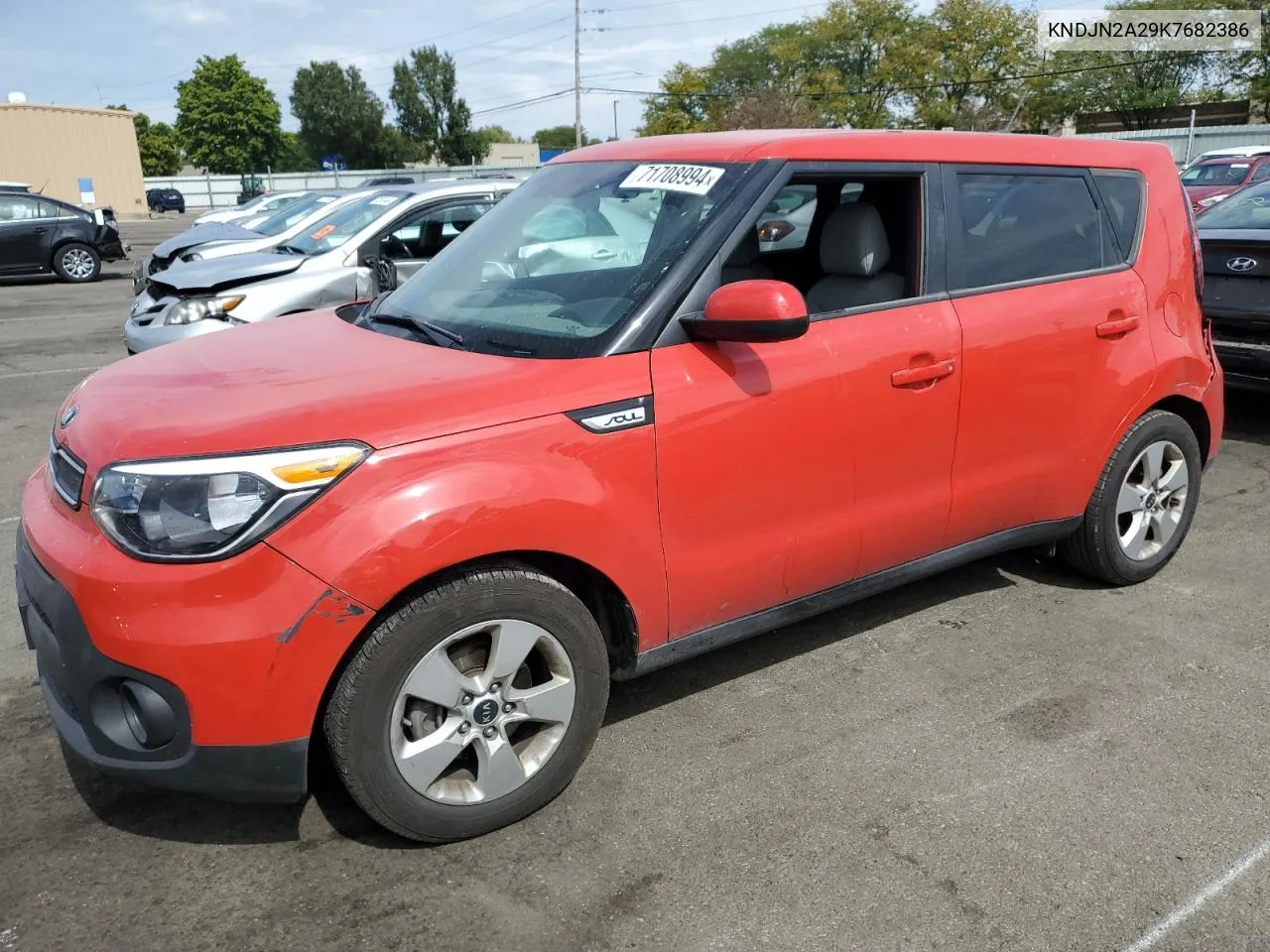 2019 Kia Soul VIN: KNDJN2A29K7682386 Lot: 71708994