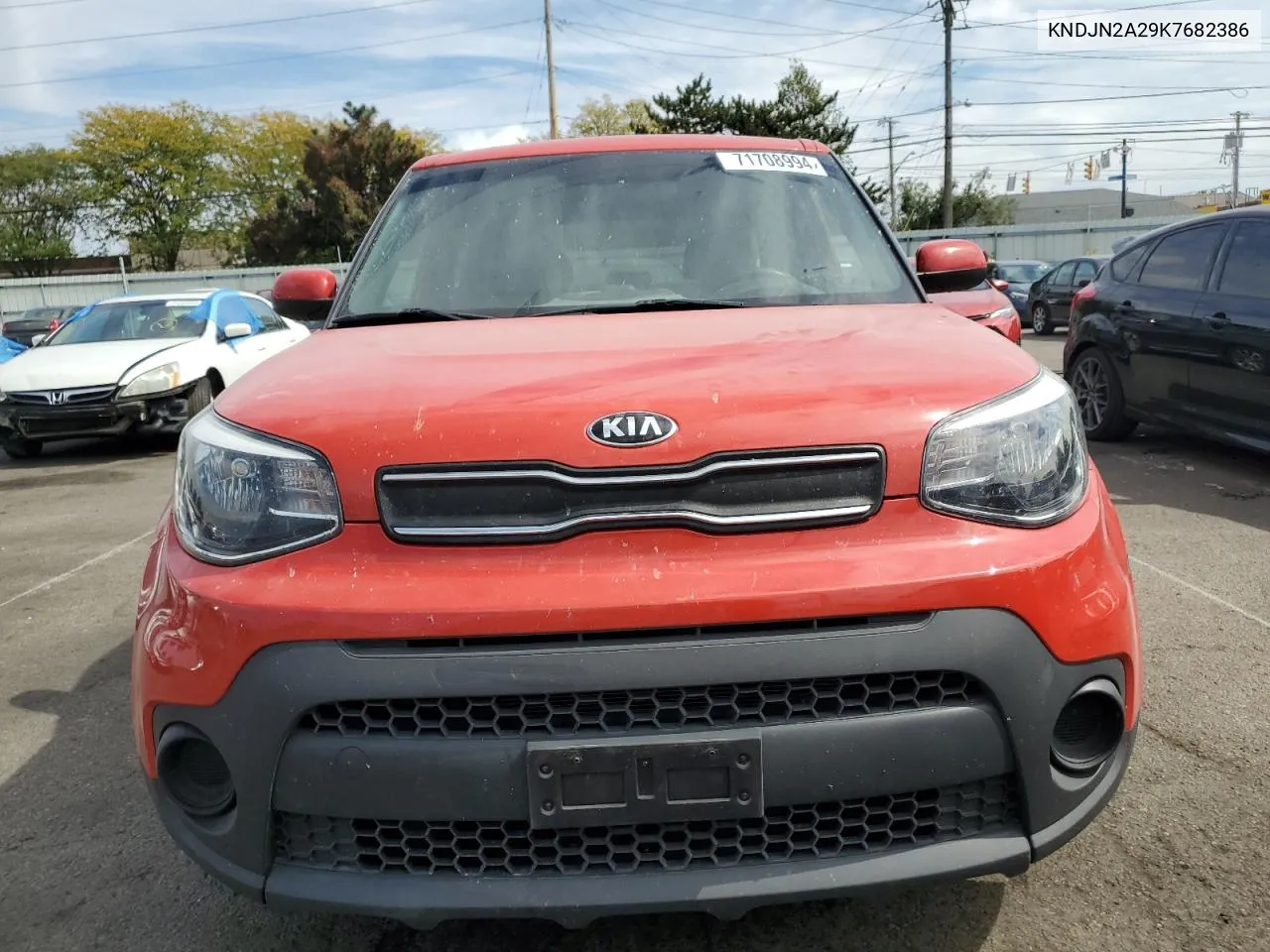 2019 Kia Soul VIN: KNDJN2A29K7682386 Lot: 71708994