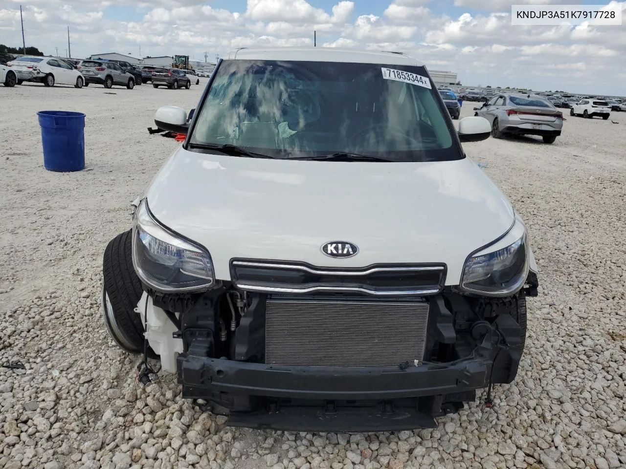 2019 Kia Soul + VIN: KNDJP3A51K7917728 Lot: 71853344