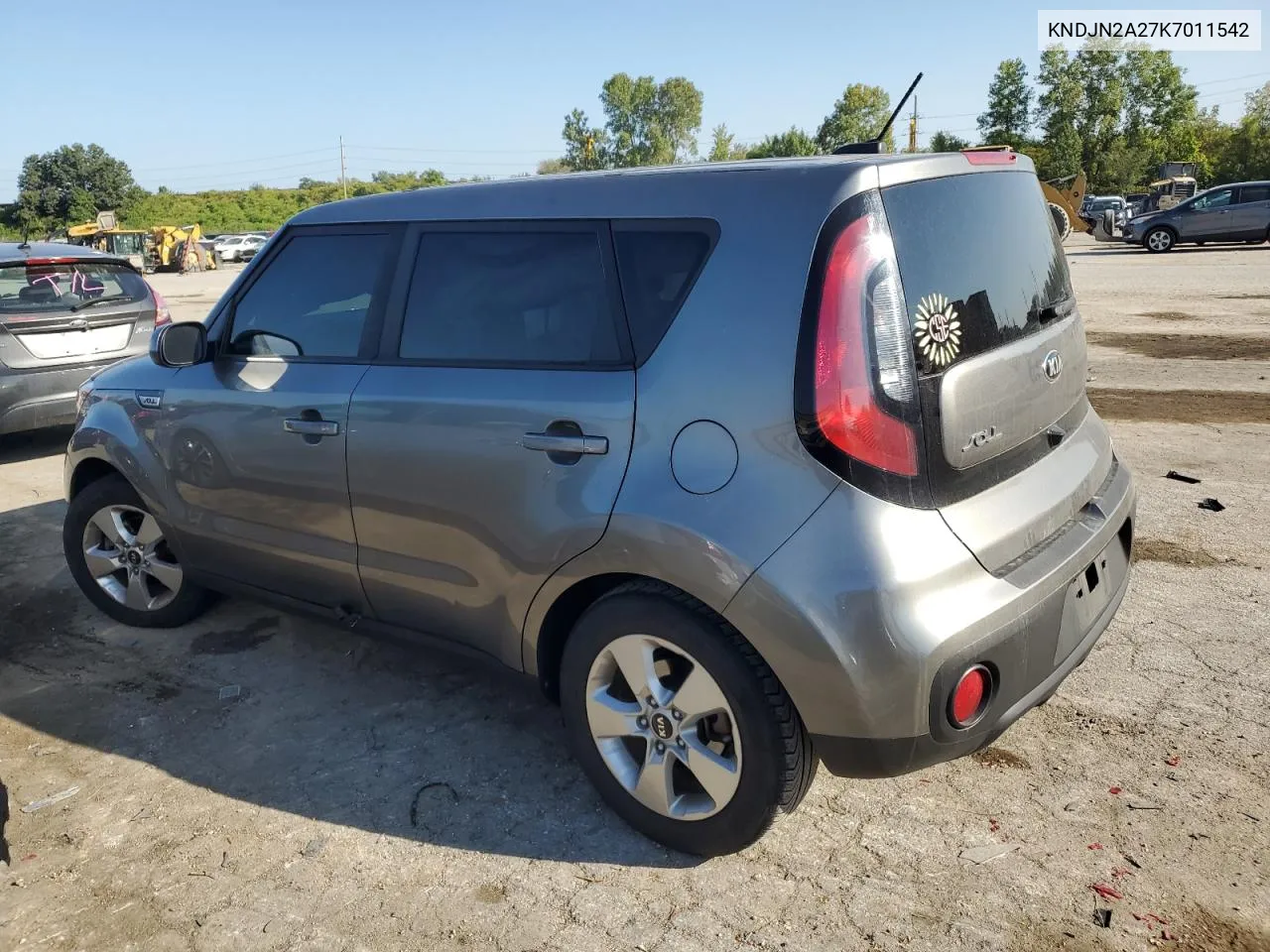 2019 Kia Soul VIN: KNDJN2A27K7011542 Lot: 72025794