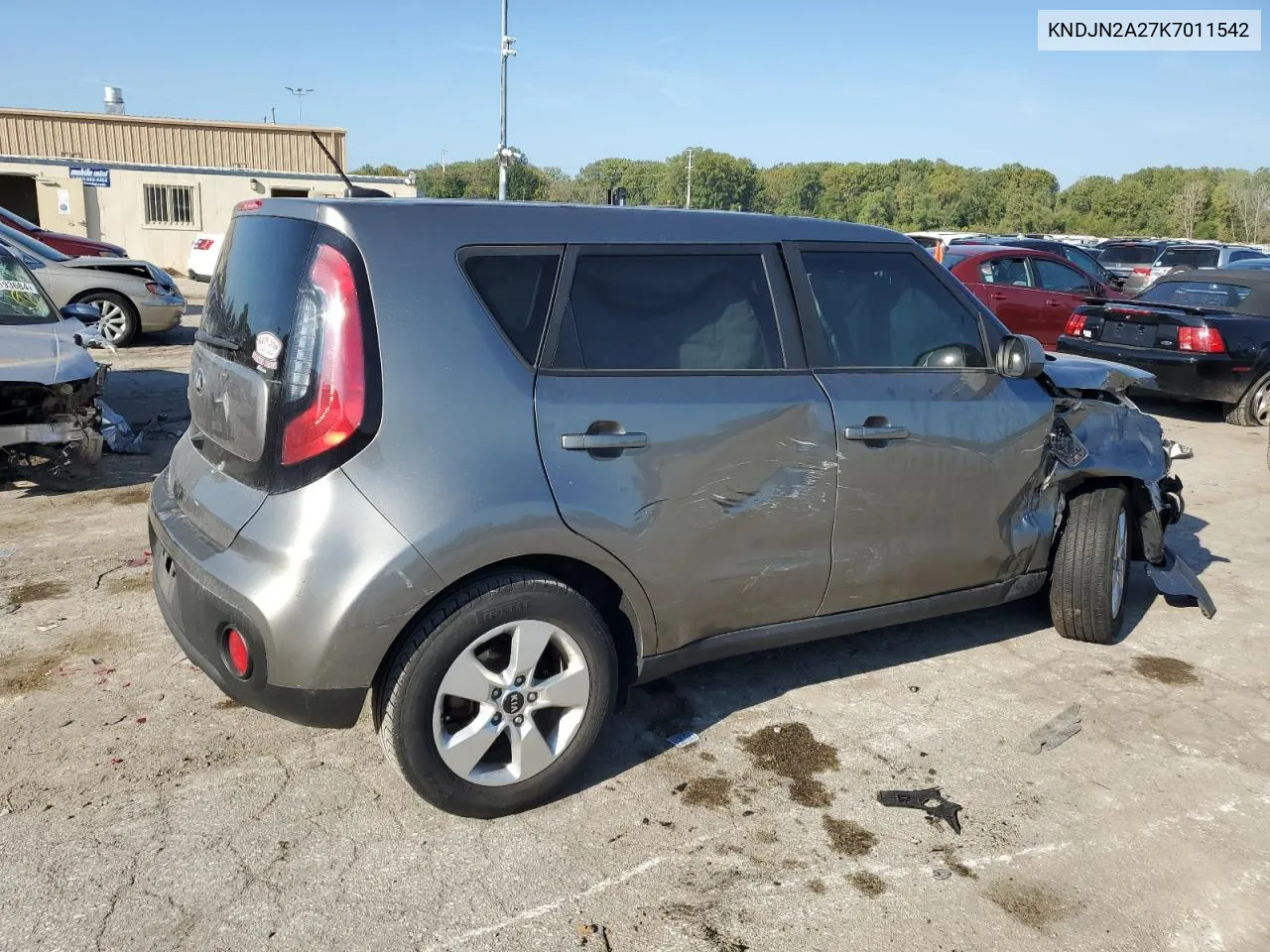 2019 Kia Soul VIN: KNDJN2A27K7011542 Lot: 72025794