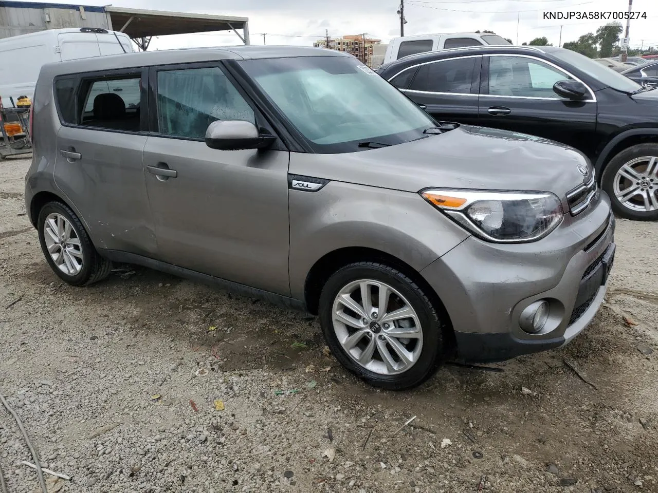 2019 Kia Soul + VIN: KNDJP3A58K7005274 Lot: 72233734