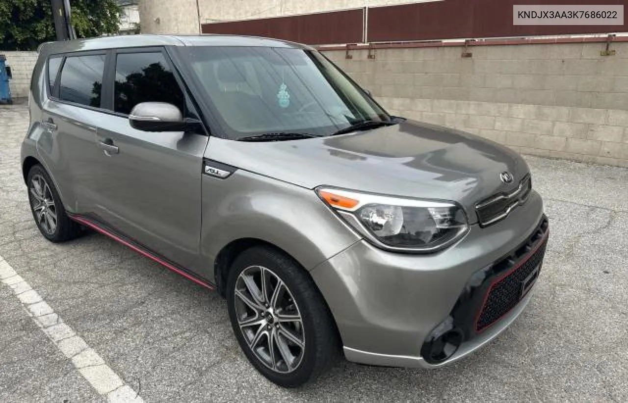 2019 Kia Soul ! VIN: KNDJX3AA3K7686022 Lot: 72291764