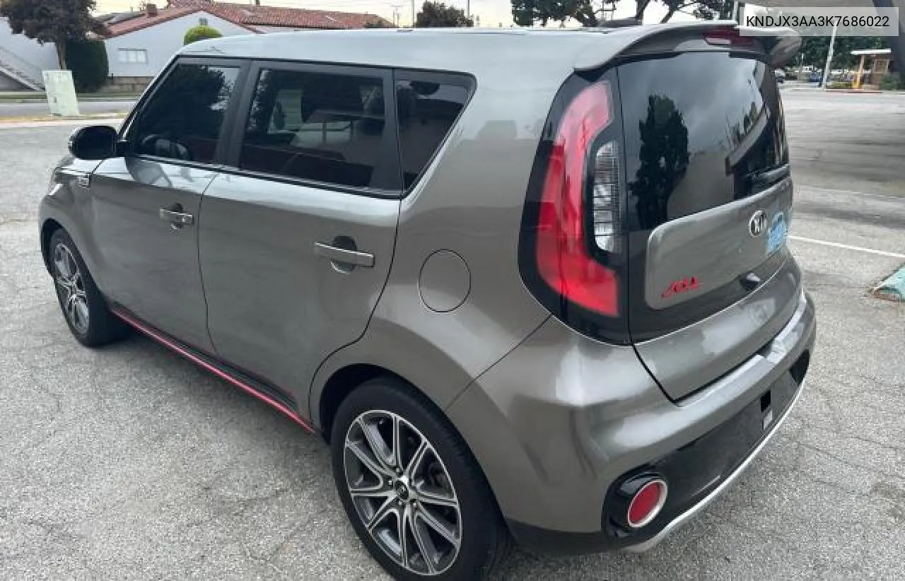 2019 Kia Soul ! VIN: KNDJX3AA3K7686022 Lot: 72291764