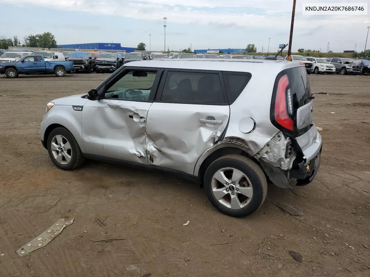 2019 Kia Soul VIN: KNDJN2A20K7686746 Lot: 72539734