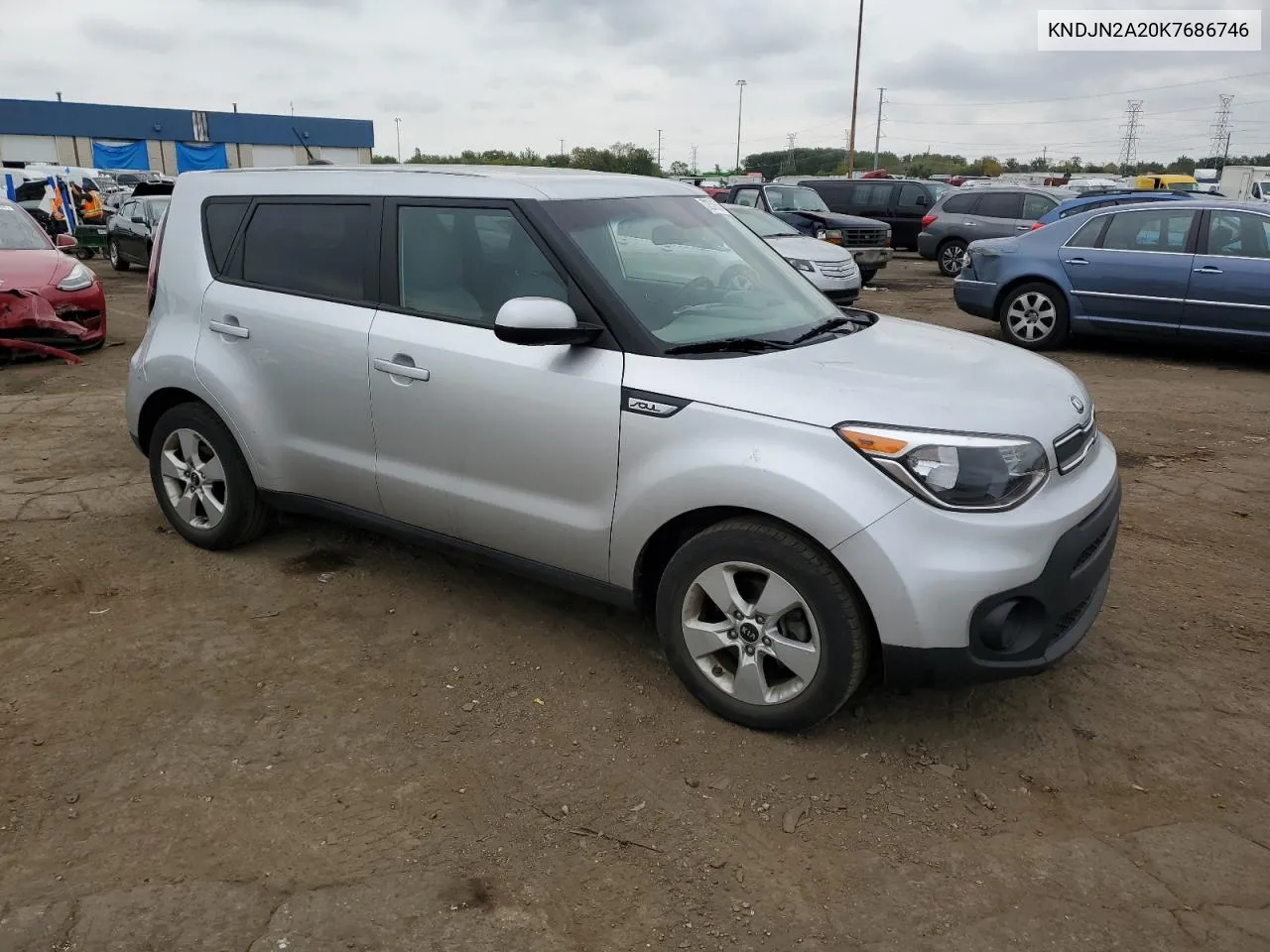 2019 Kia Soul VIN: KNDJN2A20K7686746 Lot: 72539734