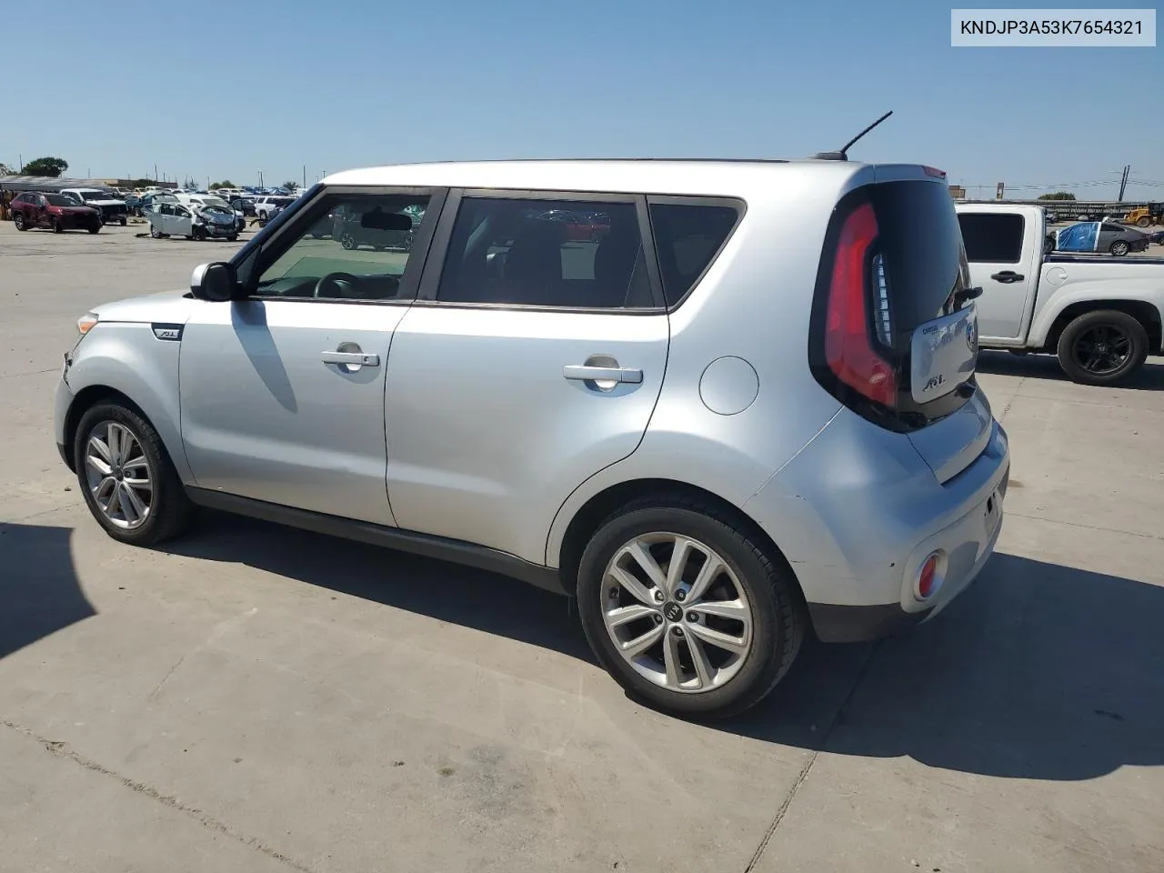 2019 Kia Soul + VIN: KNDJP3A53K7654321 Lot: 73600374