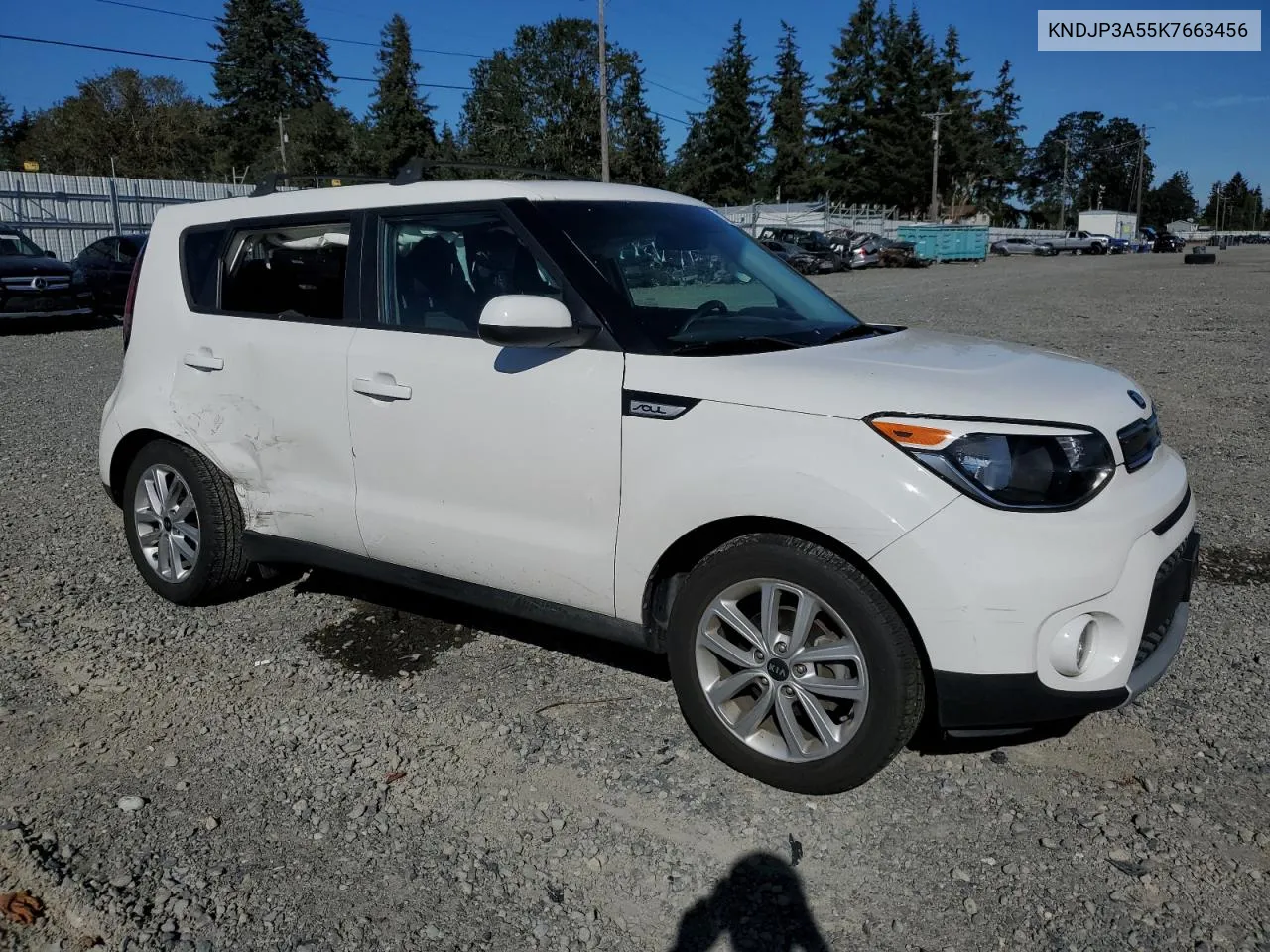 2019 Kia Soul + VIN: KNDJP3A55K7663456 Lot: 73682124