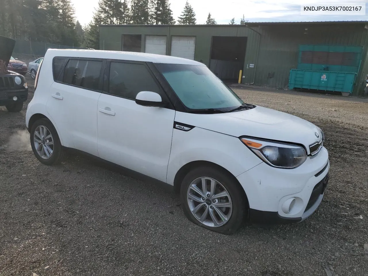 2019 Kia Soul + VIN: KNDJP3A53K7002167 Lot: 74297654