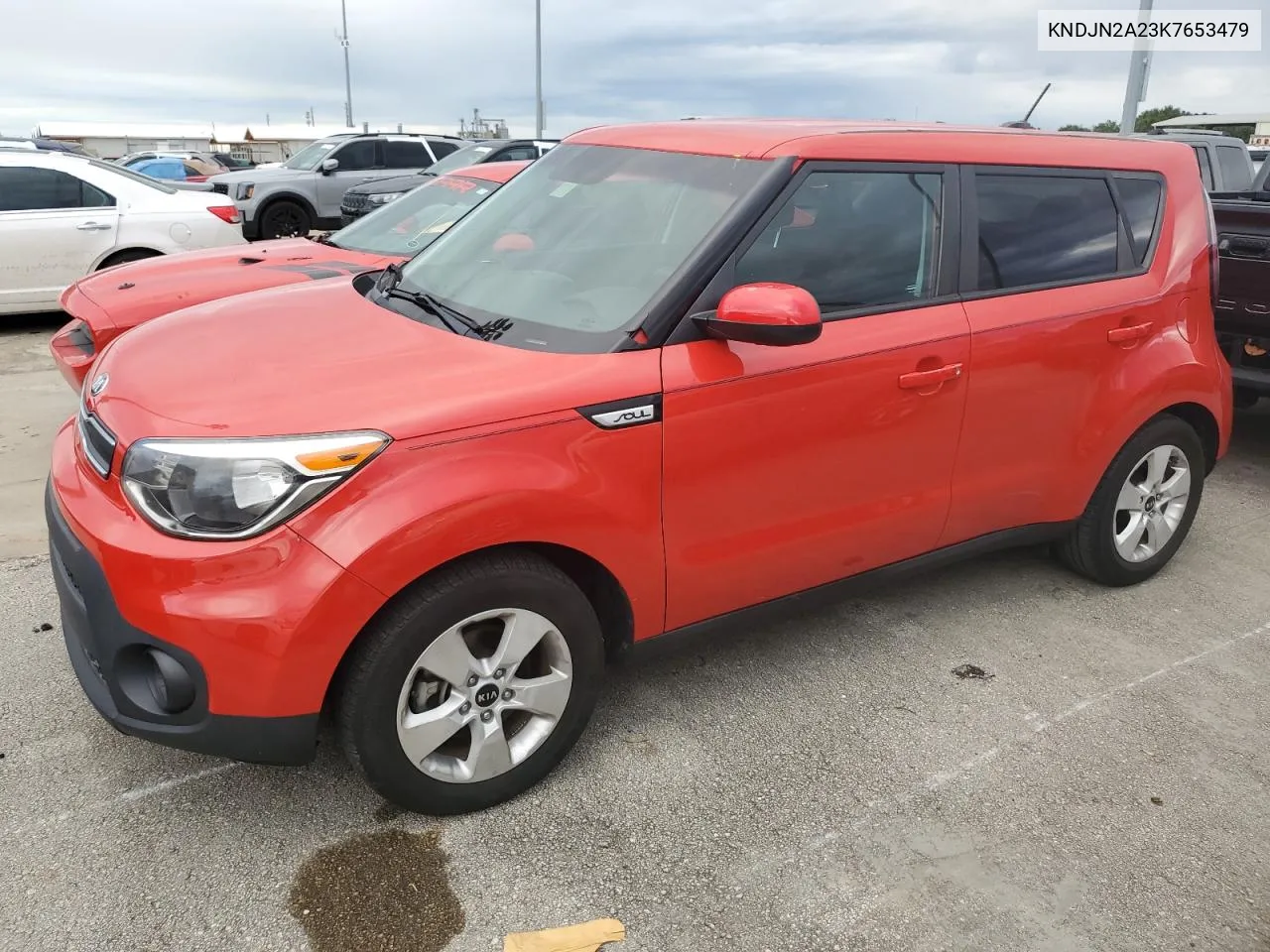 2019 Kia Soul VIN: KNDJN2A23K7653479 Lot: 74842484