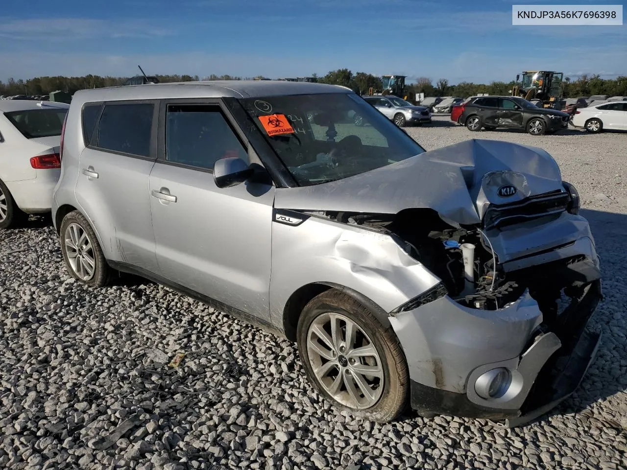 2019 Kia Soul + VIN: KNDJP3A56K7696398 Lot: 75457324