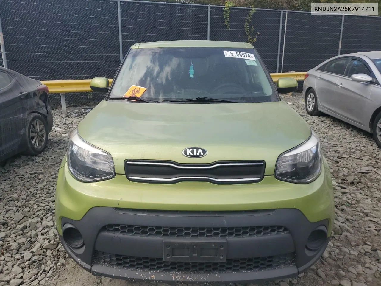 2019 Kia Soul VIN: KNDJN2A25K7914711 Lot: 75766074