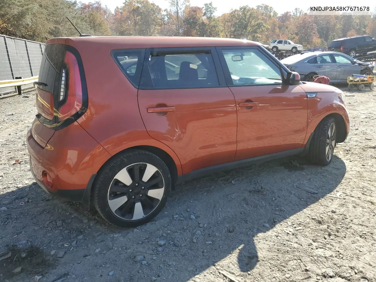 2019 Kia Soul + VIN: KNDJP3A58K7671678 Lot: 76332764