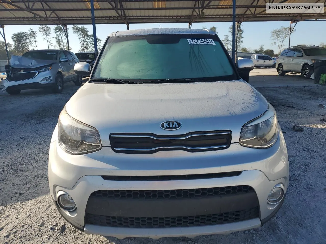 2019 Kia Soul + VIN: KNDJP3A59K7660978 Lot: 76730404